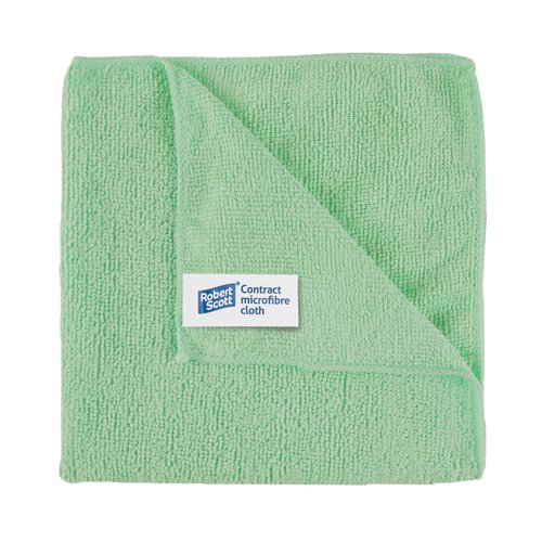 Microfibre Cleaning Cloth — 400 × 400 mm (Blue, Green, Yellow, Pink)