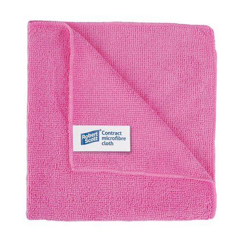 Microfibre Cleaning Cloth — 400 × 400 mm (Blue, Green, Yellow, Pink)