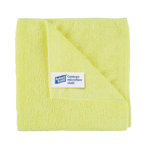 Microfibre Cleaning Cloth — 400 × 400 mm (Blue, Green, Yellow, Pink)