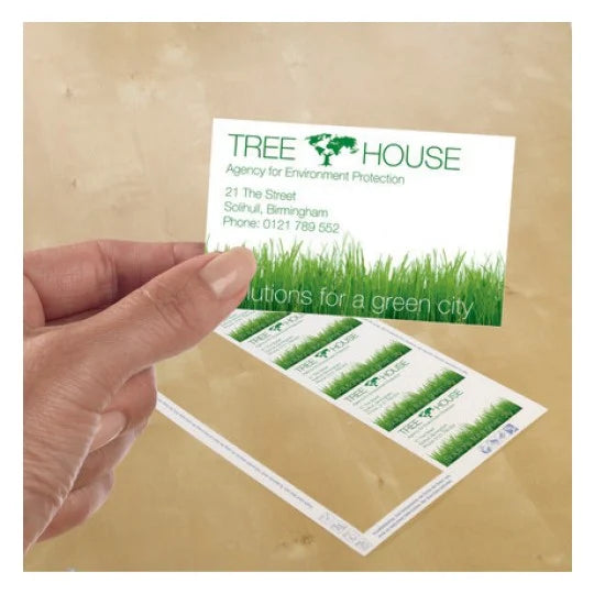 Avery C32011-25 Blank Cards for Moving Light Labels – 85×54mm (250 Pack)