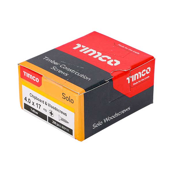 TIMco Solo Chipboard Woodscrew – (200 Pack)