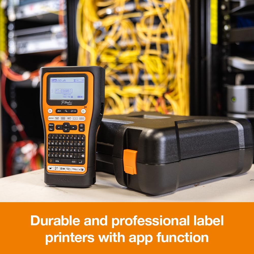 Brother PT-E560BTVP — Industrial Label Printer with Bluetooth & USB-C