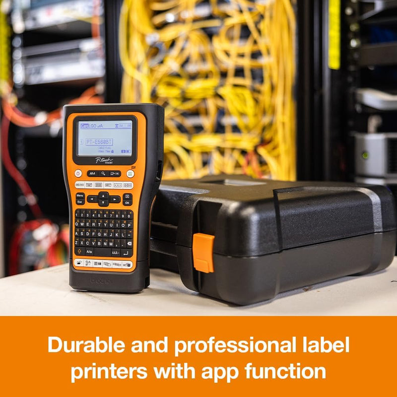 Brother PT-E560BTVP — Industrial Label Printer with Bluetooth & USB-C