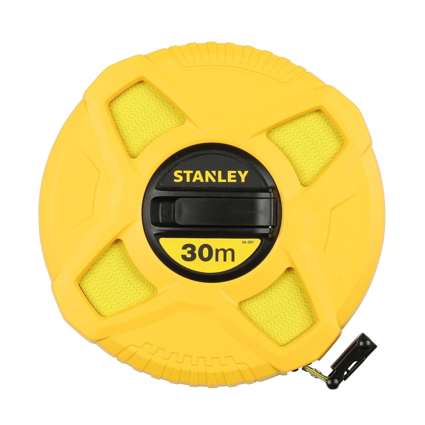 Stanley 30 m Closed Case Fibreglass Tape Measure — Durable, Non-Conductive