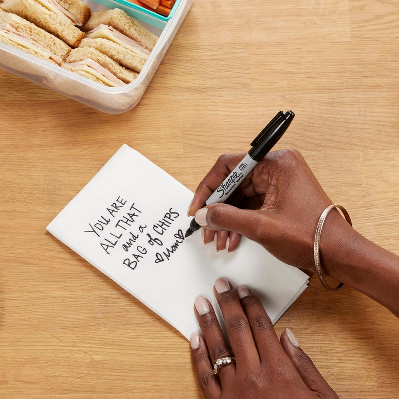 Sharpie Permanent Markers – Fine Point Black (Pack of 24)