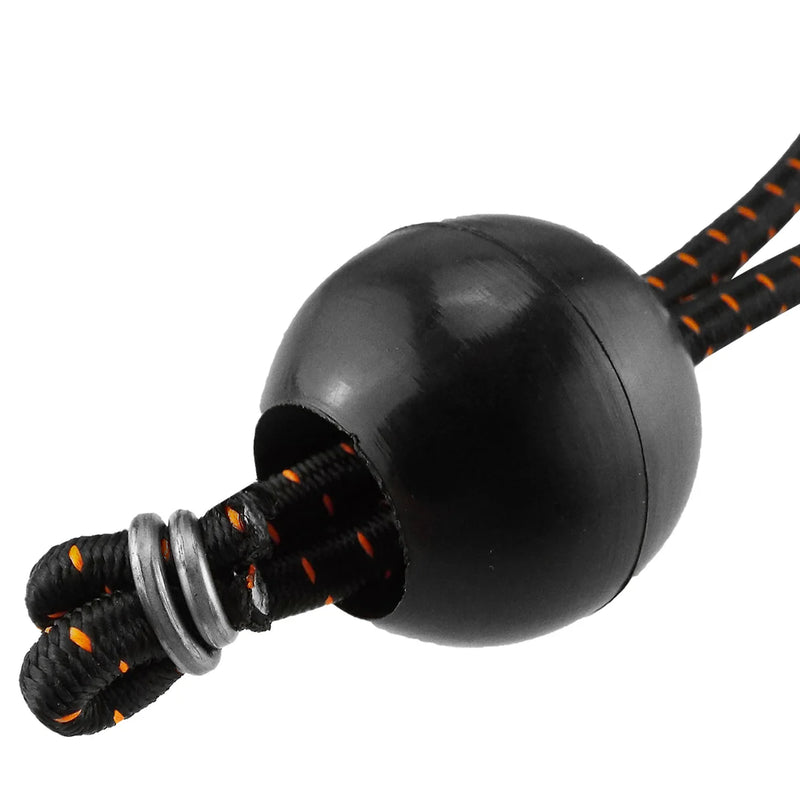 Black Bungee Balls — 4" (50-Pack/ 100-Pack)