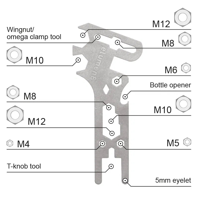 Wingnut Spanner Multi-tool