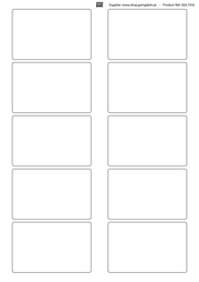 Close-up of A4 label sheets compatible with inkjet and laser printers.