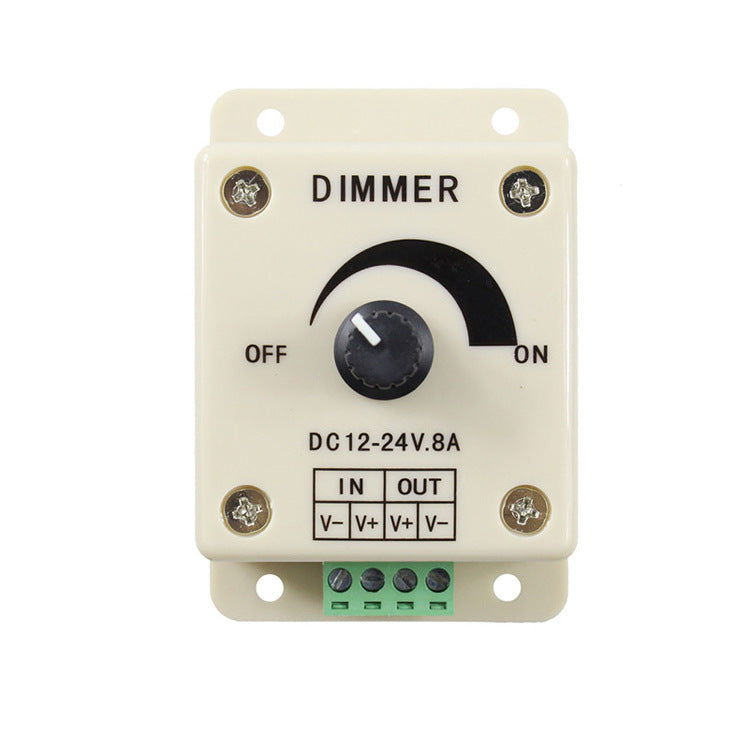 LED Dimmer — 12-24 V PWM, 8 A, Flicker-Free