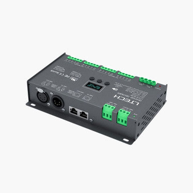 LTECH LT-916-OLED, 16 Channel 3A, 12-24V DC, DMX512 Decoder