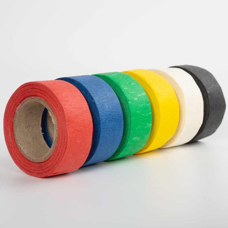 Paper-Tak® PVC-Free Tape Multi-Pack — 19 mm × 10 m (6-Colour Set)