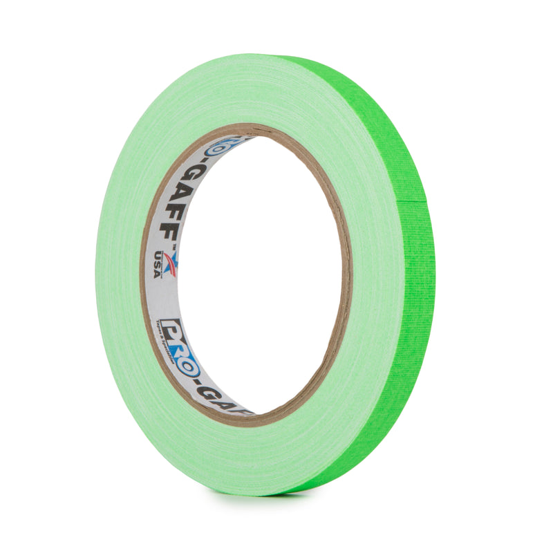Pro Gaff Spike Tape Bundle Pack — 12 mm × 22.8 m (Fluorescent Multi-Roll Set)