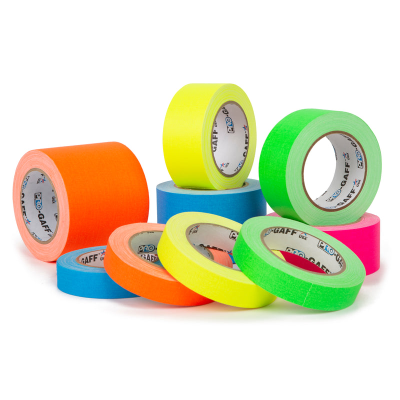 ProGaff™ Fluorescent Gaffer / Cloth Tape — 48 mm × 22.8 m