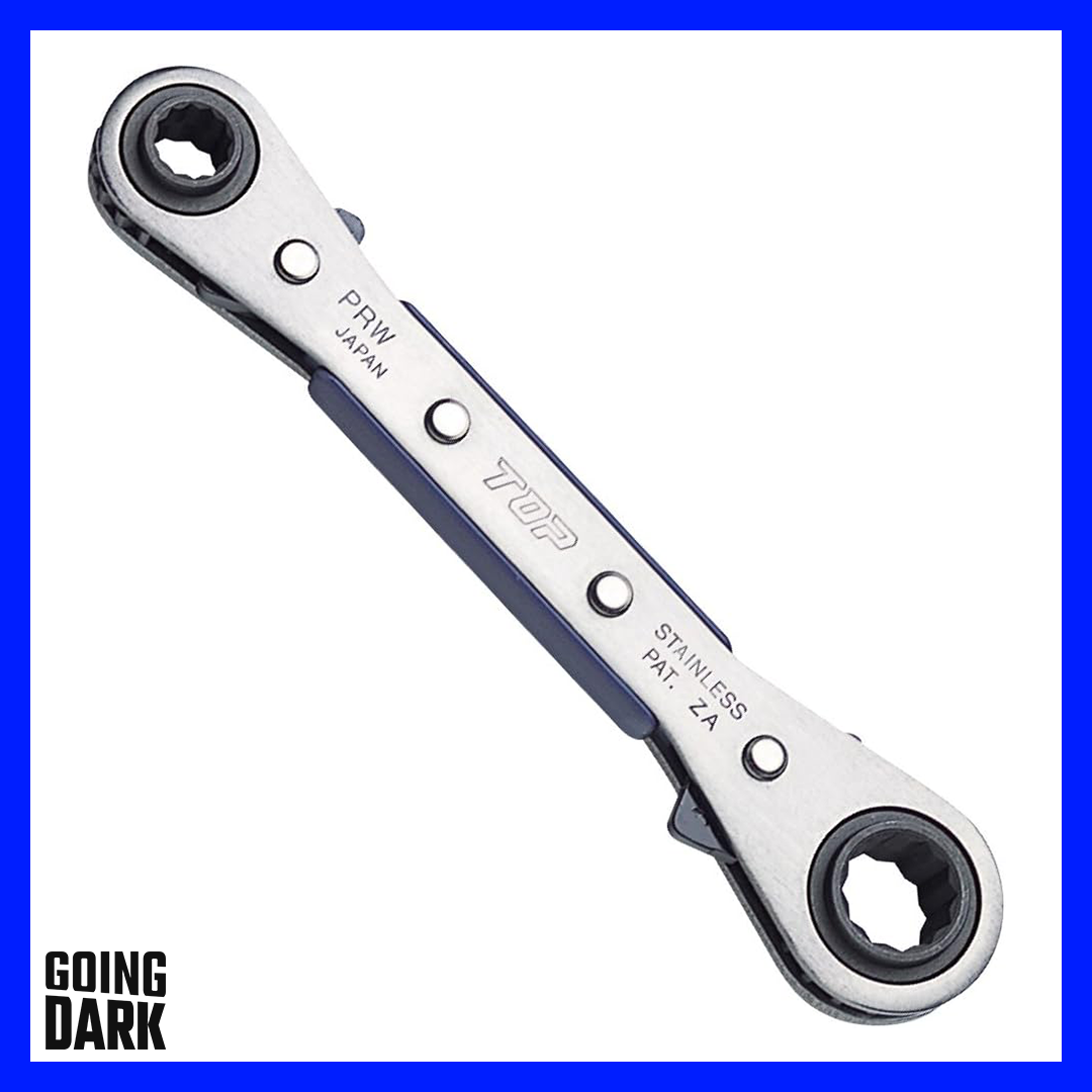 Quad Spanner – Reversible Ratchet Spanner 13/17 mm & 19/21 mm