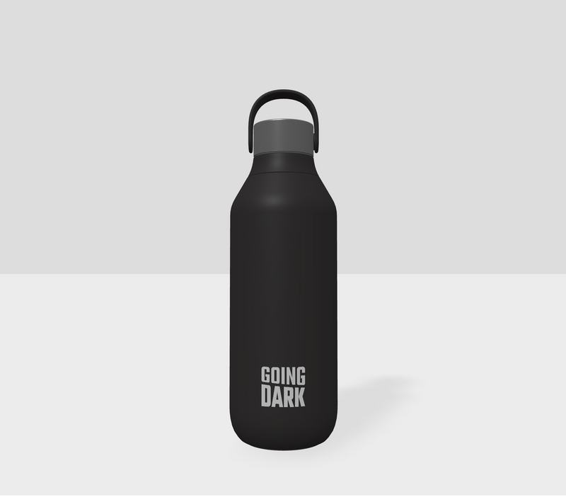 Going Dark × Chilly’s Series 2 Bottle – Abyss Black (500 ml)