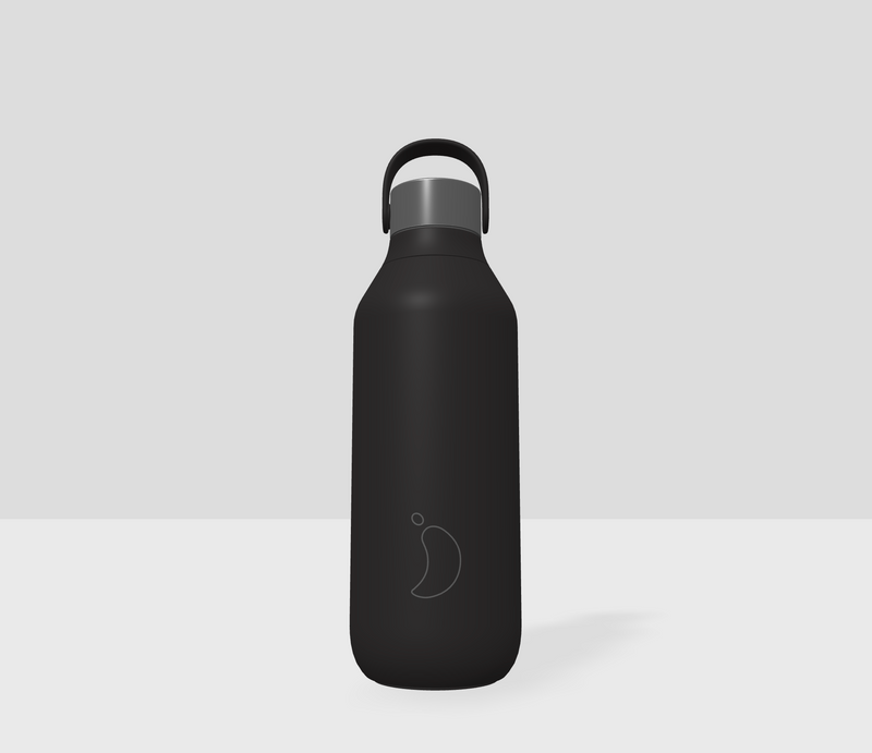 Going Dark × Chilly’s Series 2 Bottle – Abyss Black (500 ml)