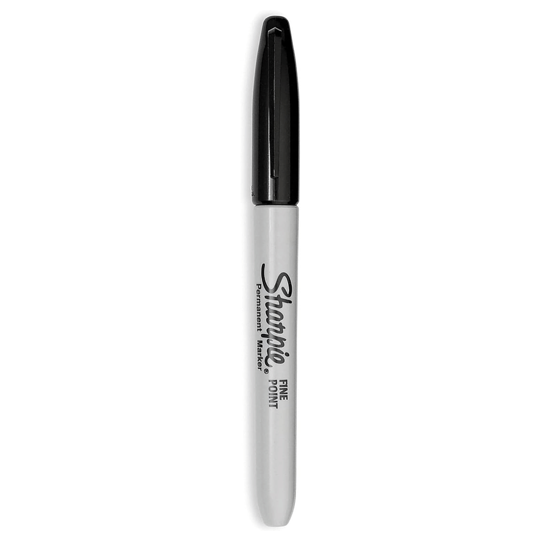 Sharpie Permanent Marker – Black Fine Point