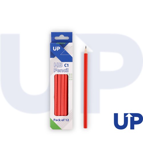 C1 HB Wood-Cased Pencils — Pack of 12
