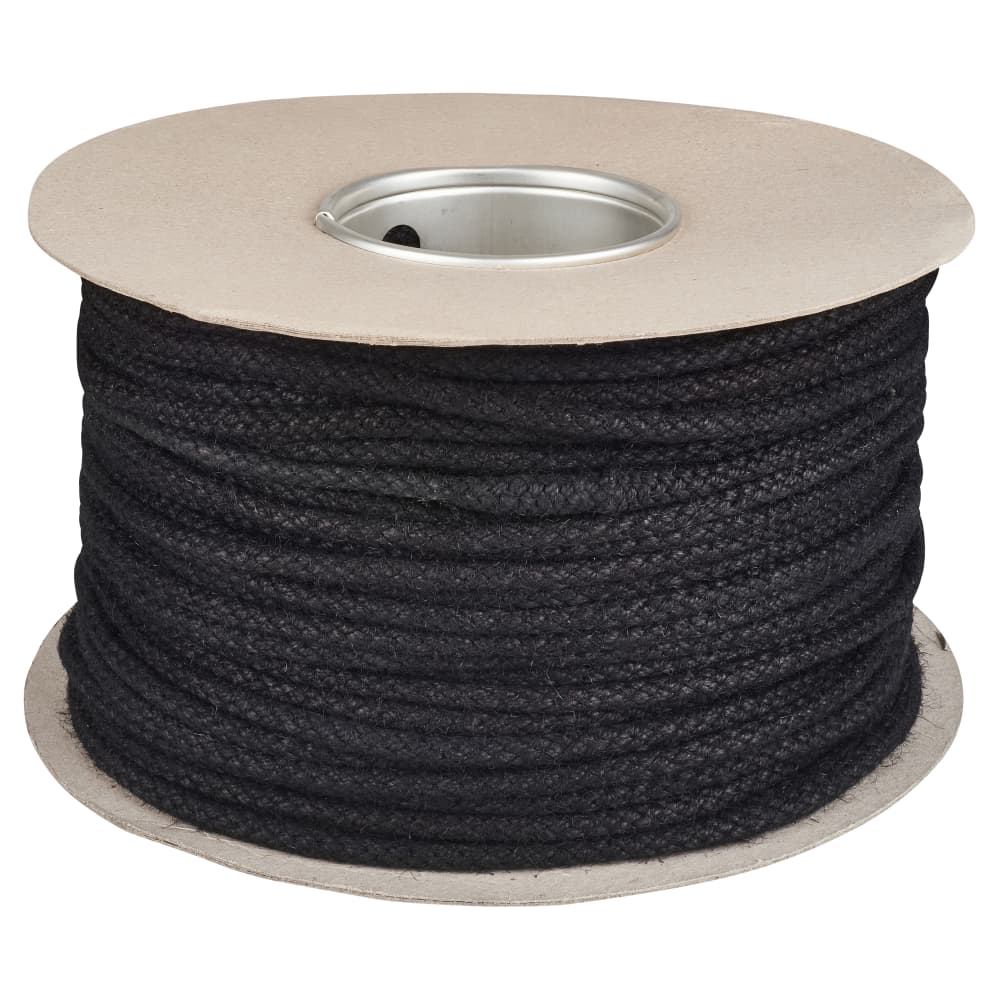 No.4 Black Jute Sash Cord — 6mm Diameter (100m Coil) Going Dark Shop