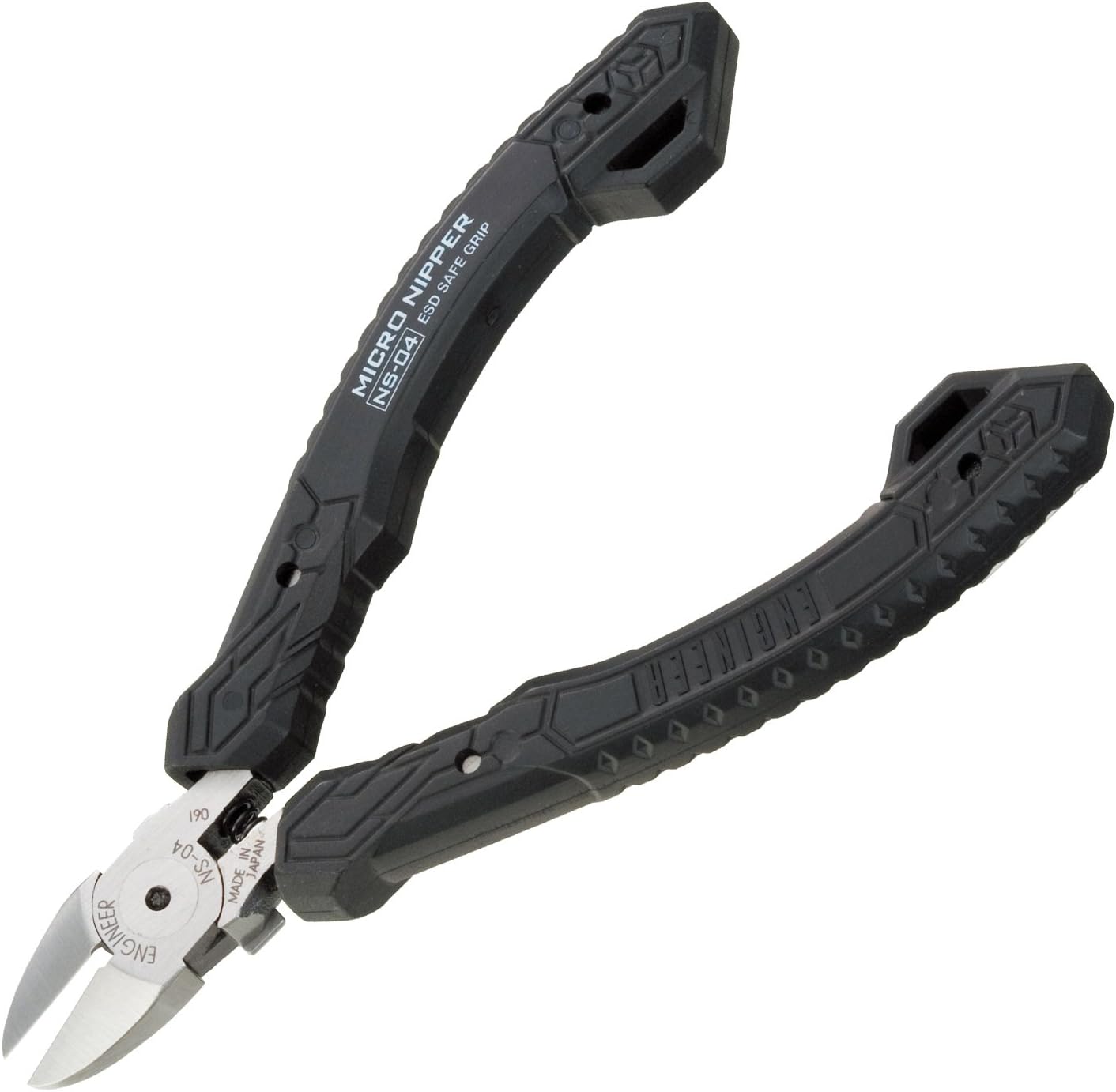 Precision Compact Side Cutters, Professional Grade, ESD Safe with Hardened Carbon Steel Jaws