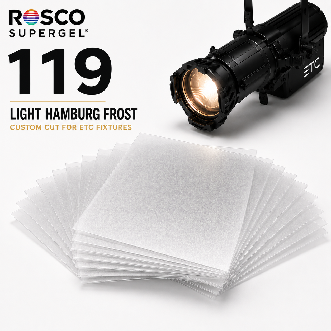 Custom Cut Lighting Frost & Diffusion