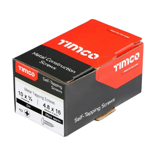 TIMCO Self-Tapping Screws - Pozi Pan Head - Zinc