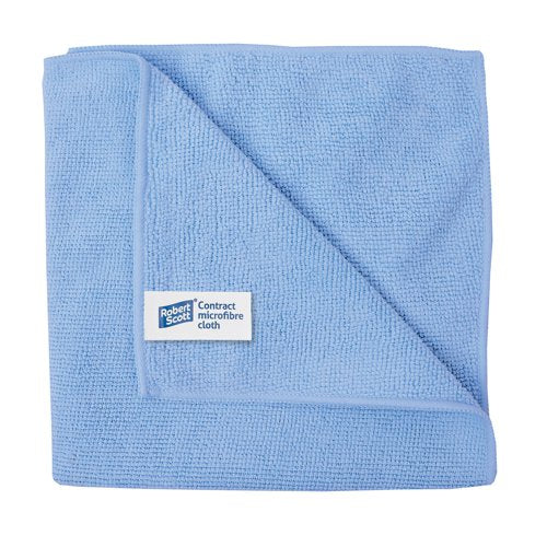 Microfibre Cleaning Cloth — 400 × 400 mm (Blue, Green, Yellow, Pink)