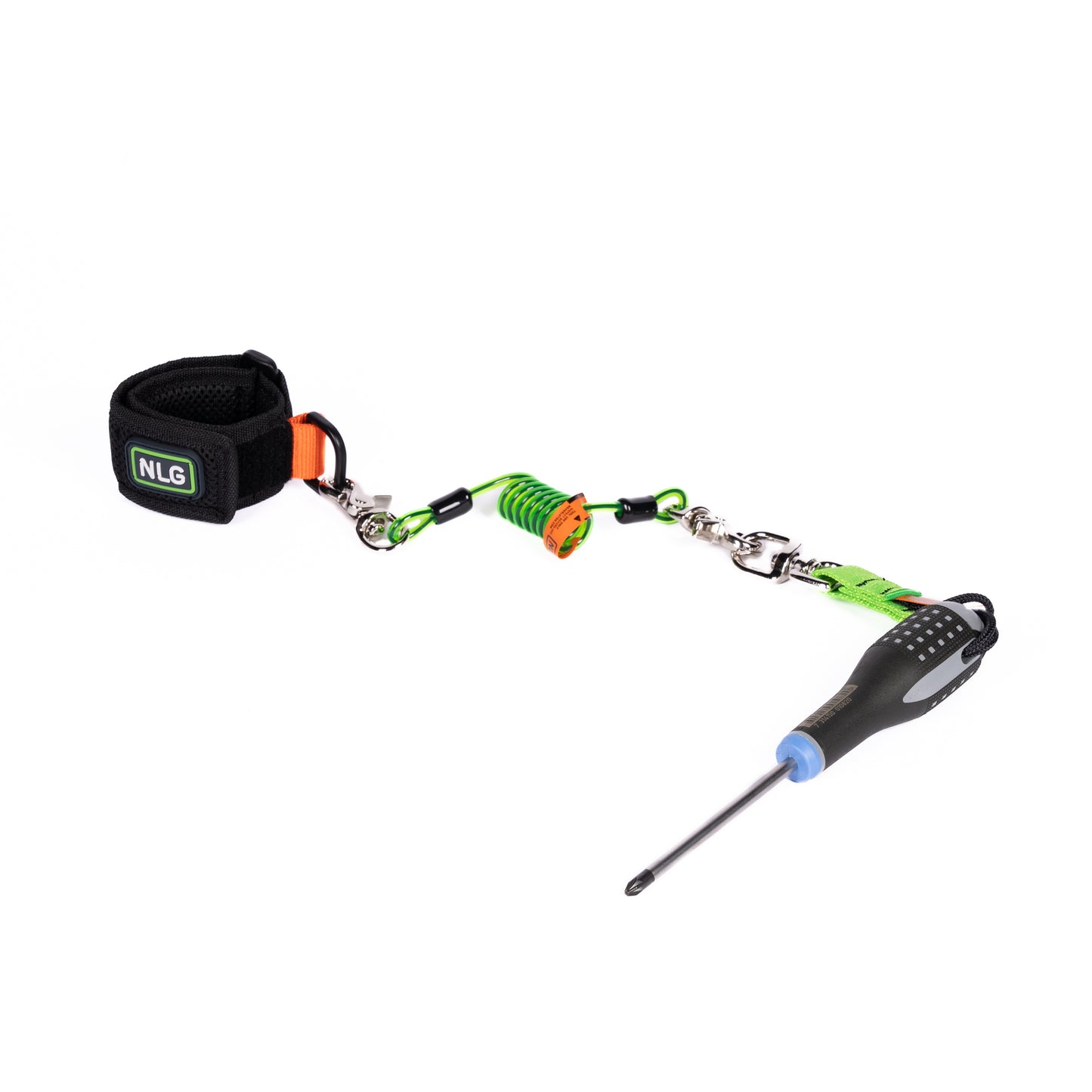 NLG Short Coil Tool Lanyard, Quick Clipª