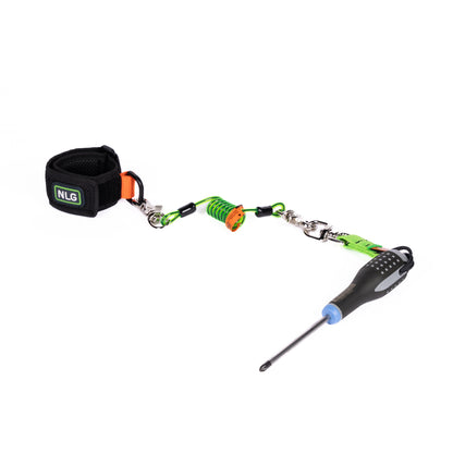 NLG Short Coil Tool Lanyard, Quick Clipª