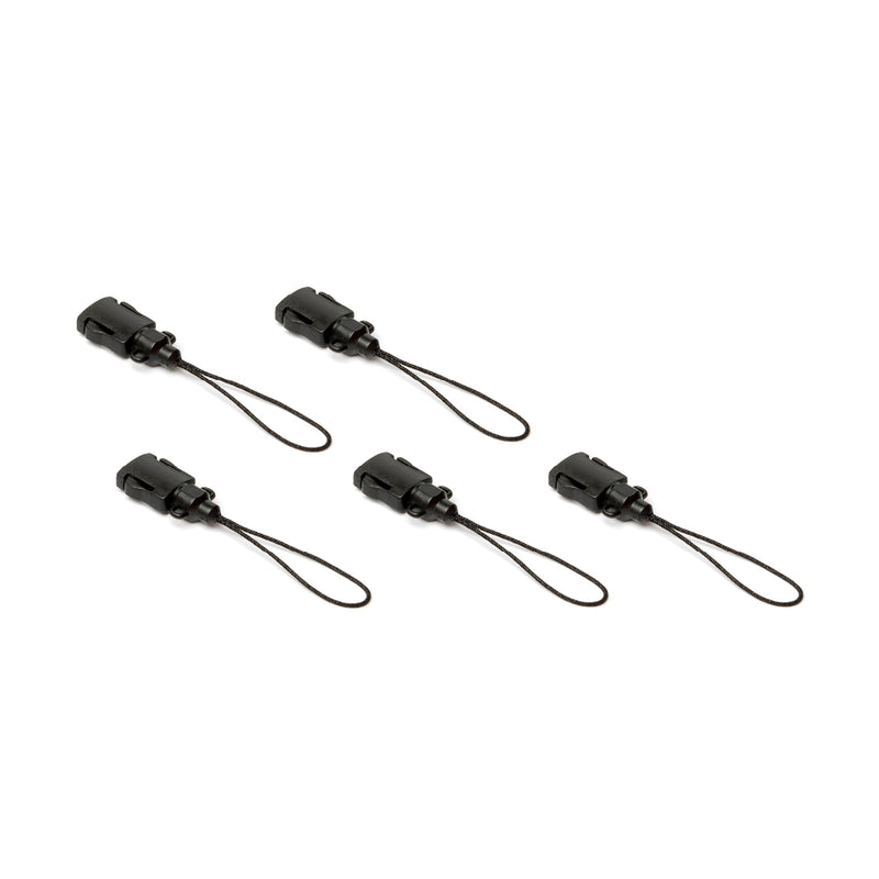 NLG Mini Coil Tool Lanyard Connectors, 5 Pack