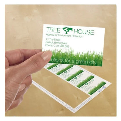 Avery C32011-25 Blank Cards for Moving Light Labels – 85×54mm (250 Pack)