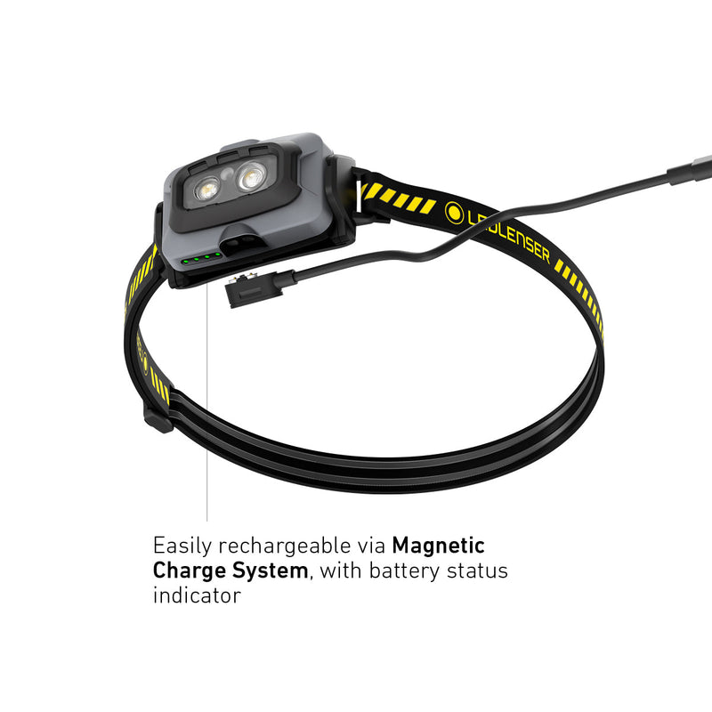 HF4R WORK Rechargeable Head Torch, 500 Lumens