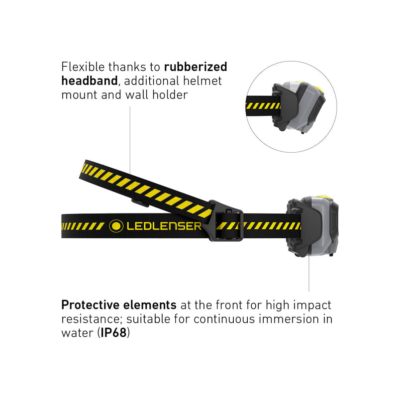 HF6R WORK Rechargeable Head Torch, 800 Lumens