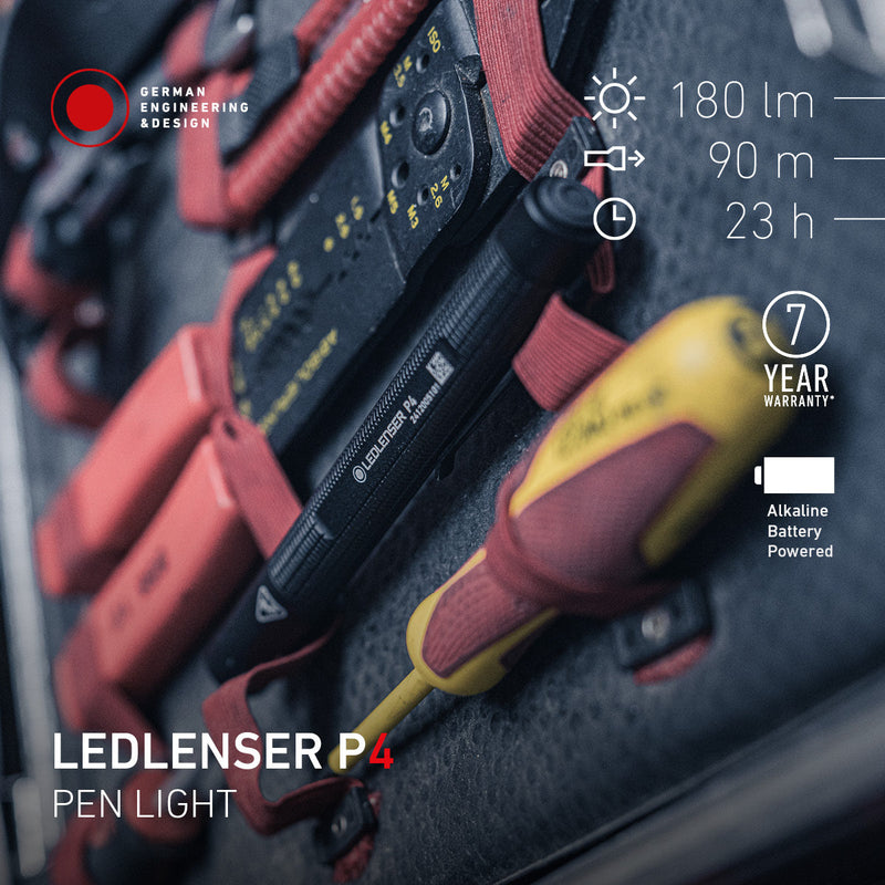 P4 Battery Operated Inspection Torch 2025, 180 Lumens