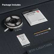 BTF-LIGHTING 5050 RGBCCT 5-in-1 LED Tape – 24V, 96 LEDs/m, 3000K–6500K, IP30, 5m BTF-LIGHTING