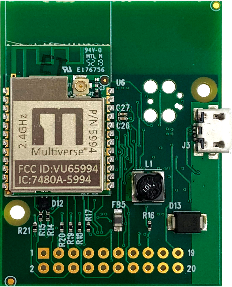 City Theatrical MULTIVERSE® Receiver Card 2.4GHz Ð Wireless DMX Receiver