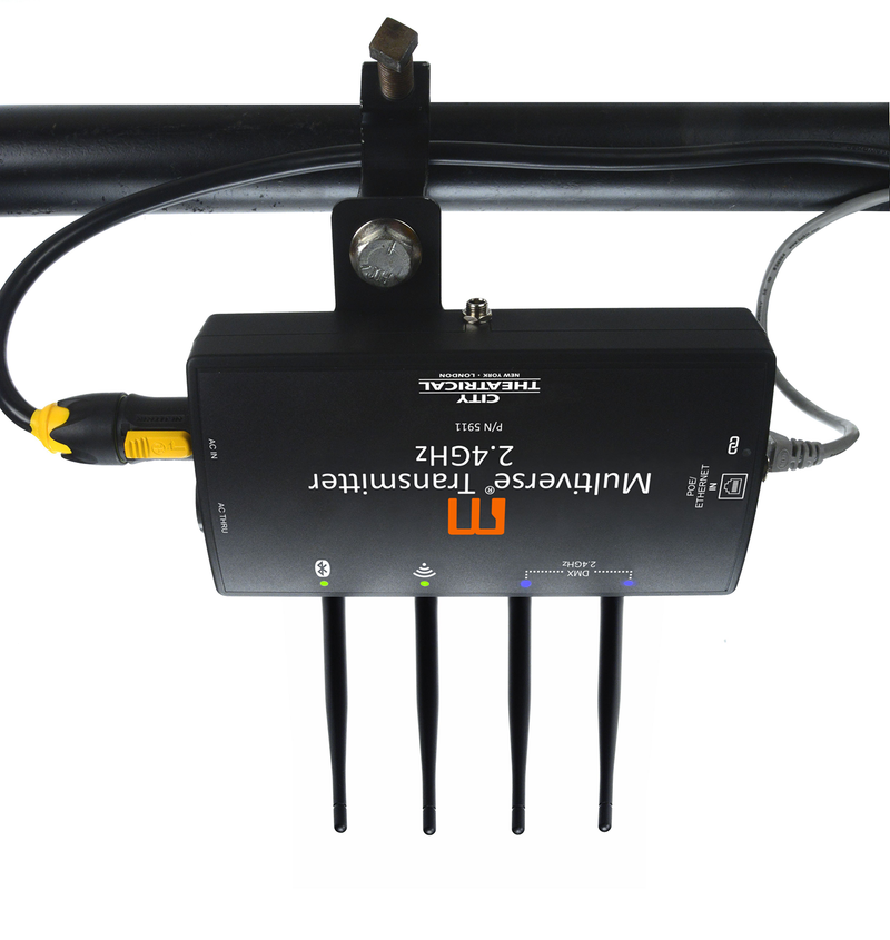 City Theatrical MULTIVERSE® Transmitter 2.4GHz Ð Wireless DMX Transmitter