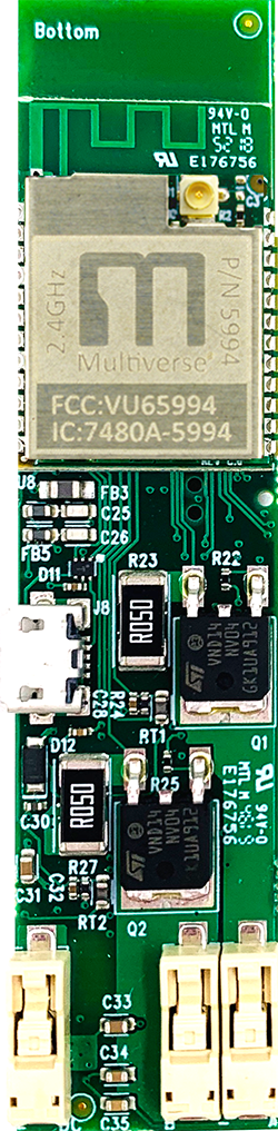 City Theatrical QolorFLEX 2 x 2.5A 2.4GHz MULTIVERSE Dimmer Ð Wireless DMX Dimmer