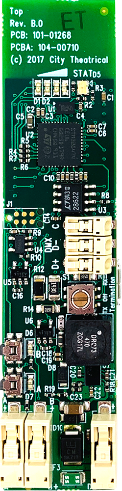 City Theatrical QolorFLEX 2 x 2.5A 2.4GHz MULTIVERSE Dimmer Ð Wireless DMX Dimmer