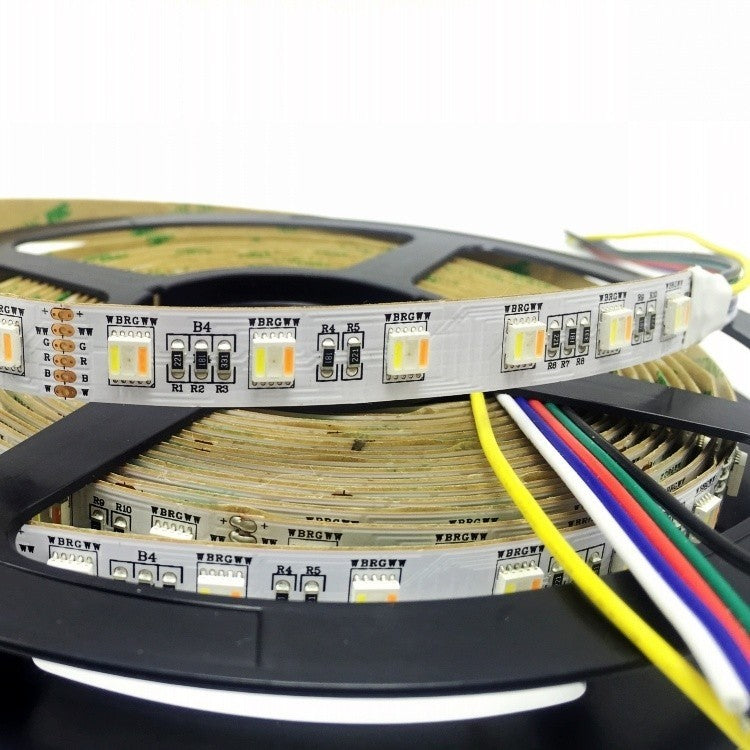 RGBCCT 5-in-1 Budget LED Strip – 60 LEDs/m | 24V Flexible Tape (2400K–6500K)