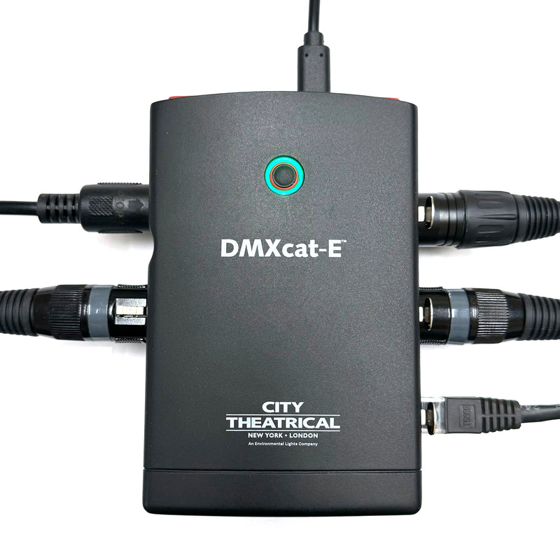 City Theatrical DMXcat-E® Ð Ethernet Lighting Test Tool