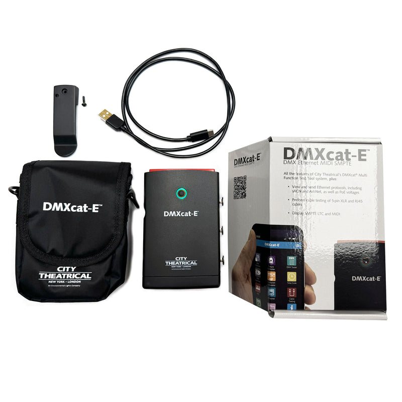 City Theatrical DMXcat-E® Ð Ethernet Lighting Test Tool
