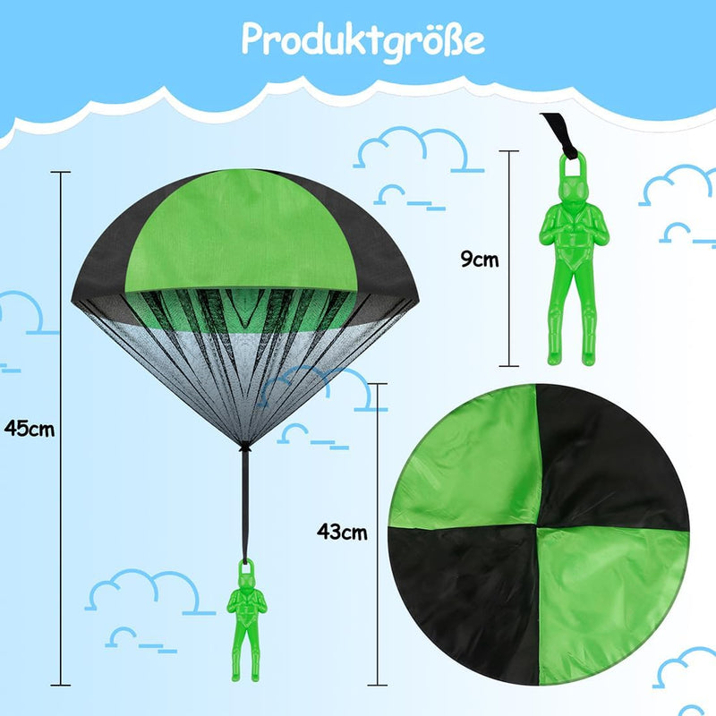 Mini Toy Parachute – Classic Drop & Glide Toy – 5 Colours