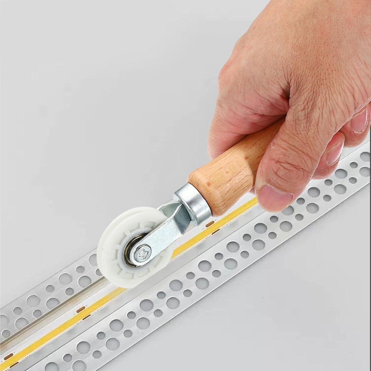 LED Tape Applicator Tool Wooden Handle 6-10mm