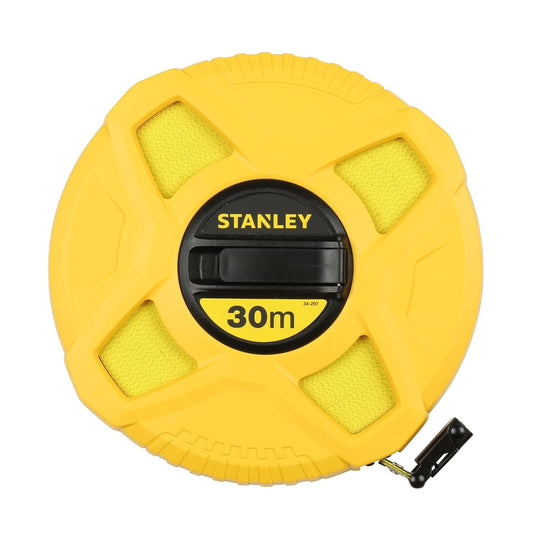 Stanley 30 m Closed Case Fibreglass Tape Measure — Durable, Non-Conductive