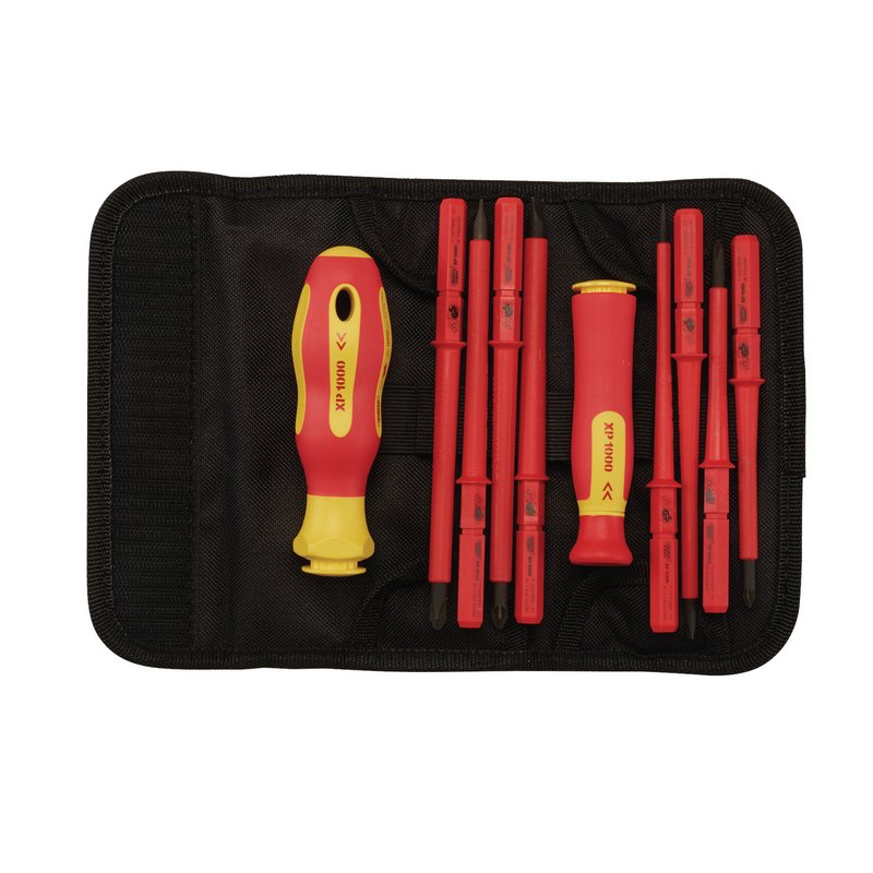 XP1000® VDE Interchangeable Blade Screwdriver Set (10 Piece) 05721