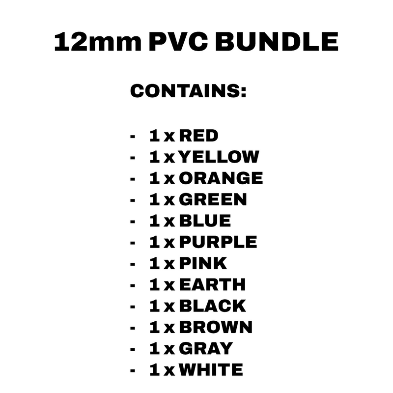 Le Mark PVC Electrical Insulation Tape 50mm x 33m – All Colour Bundle