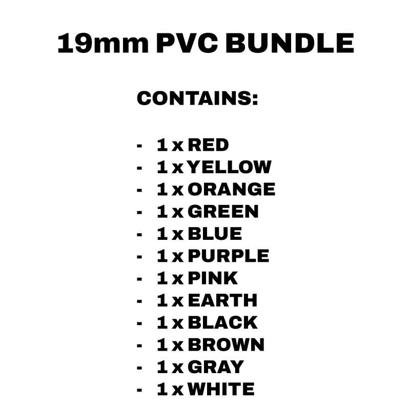 Le Mark PVC Electrical Insulation Tape 19mm x 33m – All Colour Bundle