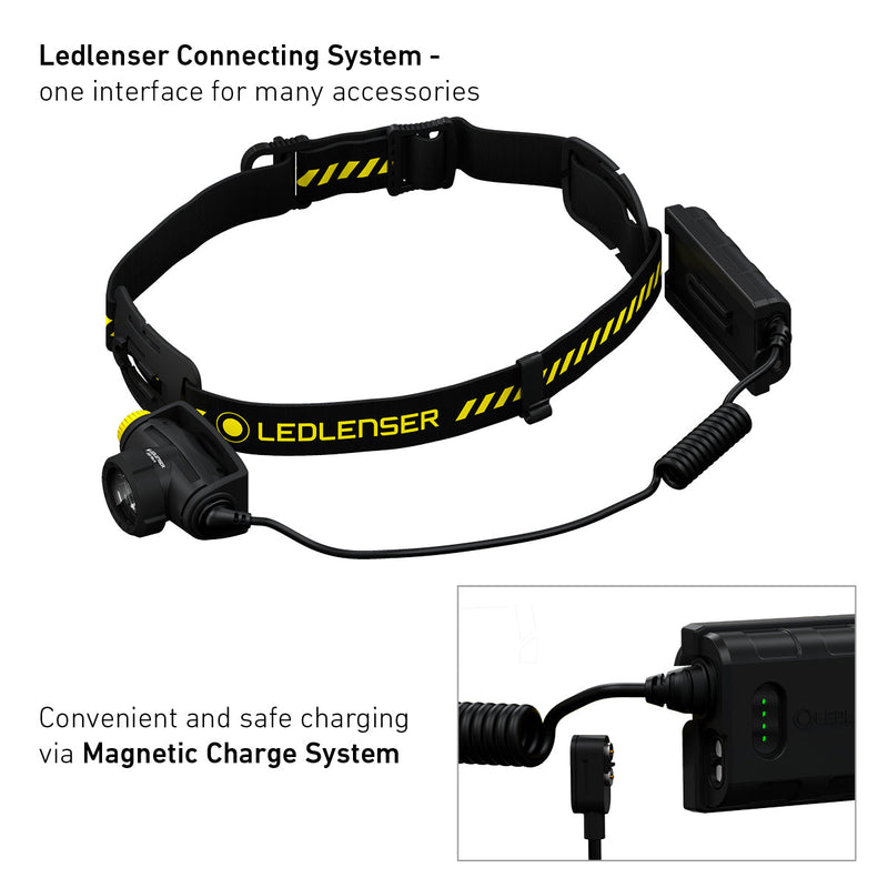 H5R Work Rechargeable Head Torch, 500 Lumens