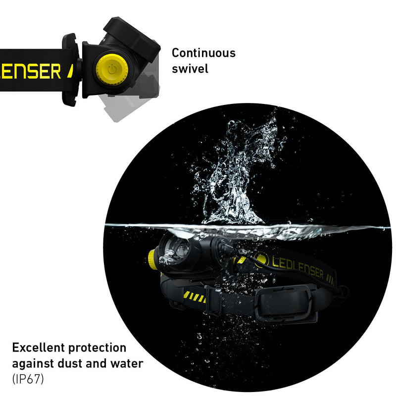 H5R Work Rechargeable Head Torch, 500 Lumens